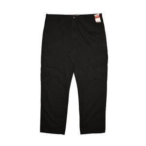 WRANGLER NEW $45 Authentics Twill Relaxed Fit Cargo Pant Black Men's 40‎
